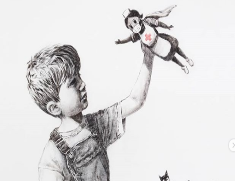 Banksijeva zahvalnica: Medicinska sestra superheroj (FOTO)
